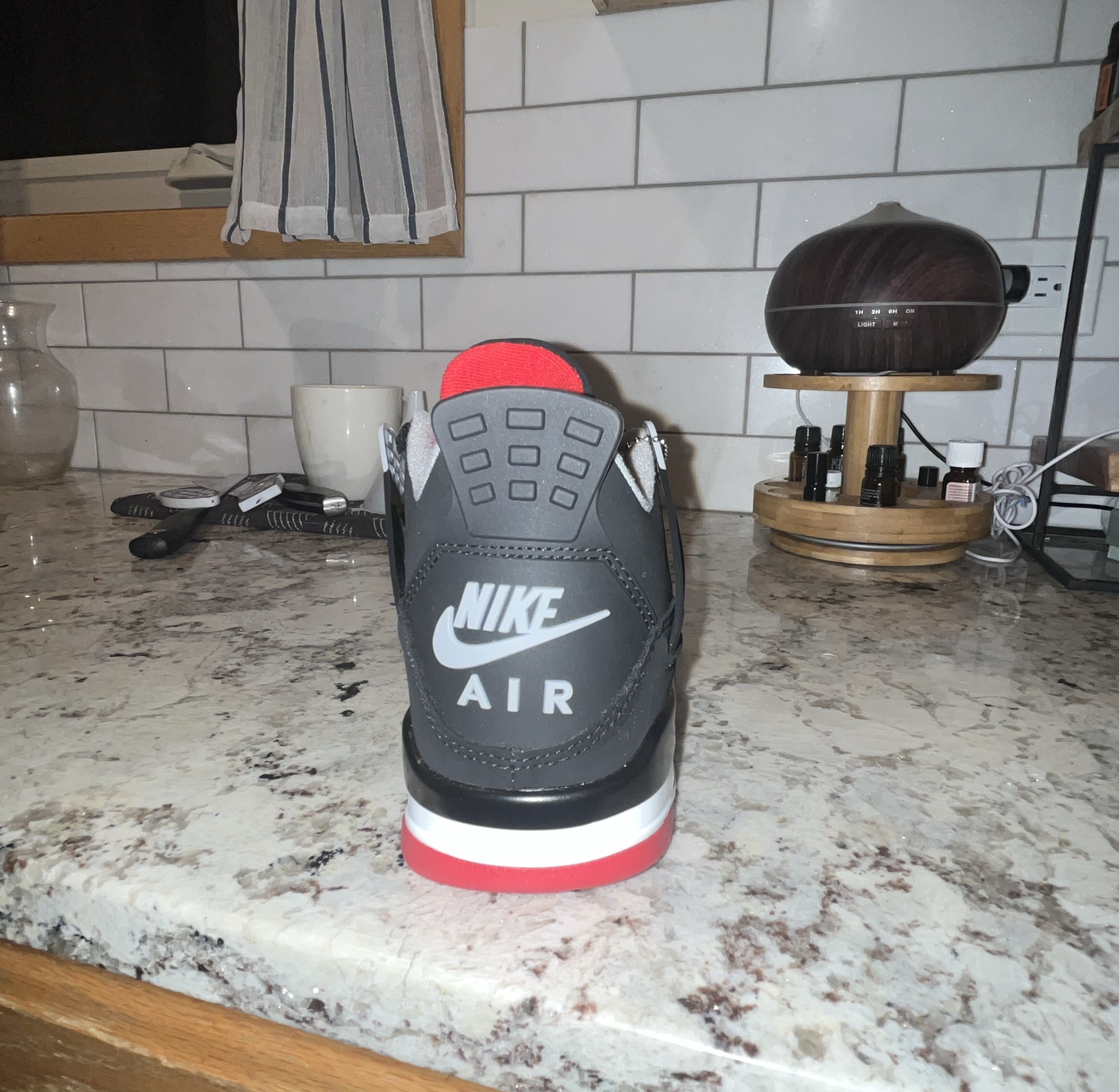 Jordan 4 Retro Black Cement 2012 Gs photo review